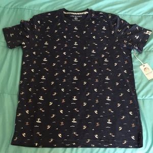 Free Planet medium summer shirt Navy Blue
